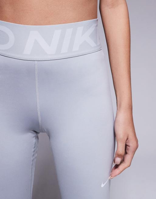 Nike Pro Training high waisted sculpt leggings in grey ASOS