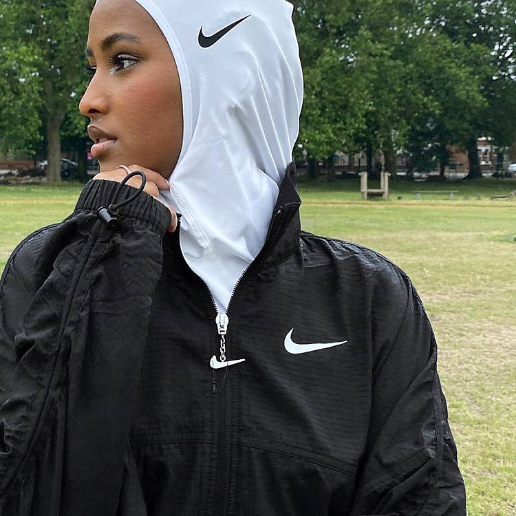 lichtgewicht borst formaat Nike - Pro Training - Hijab 2.0 in wit | ASOS