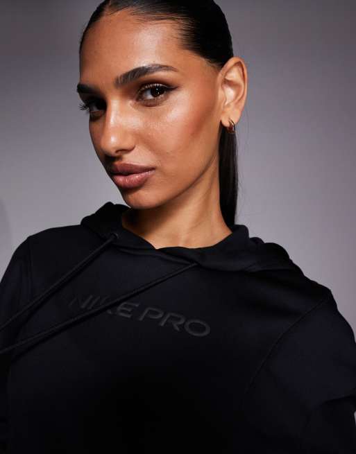 Nike Pro Training hoodie in black, 4 of 4