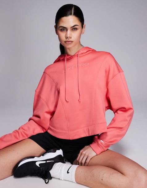 Nike Pro Training hoodie in pink