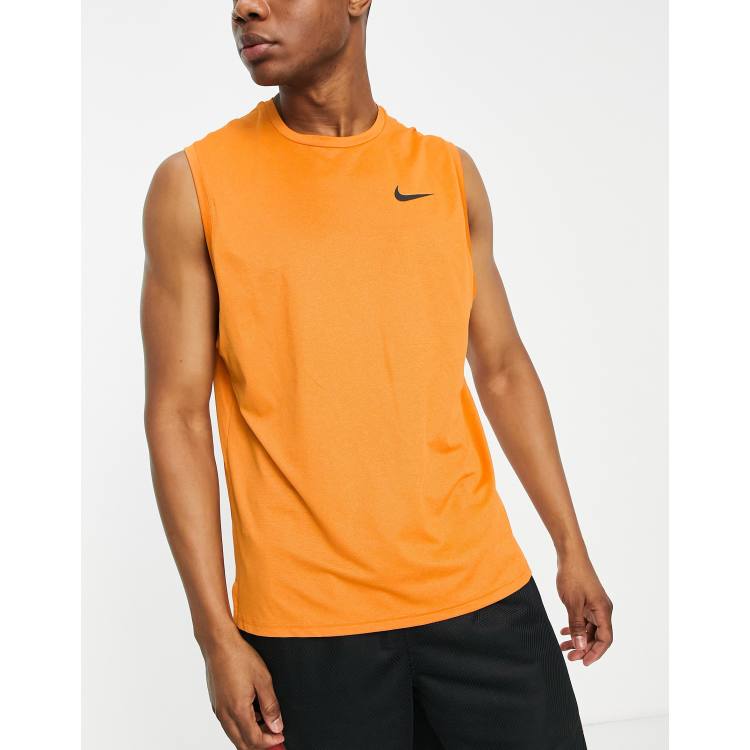 Orange nike cheap tank top