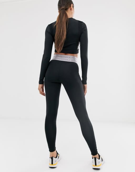 Nike Pro Training legging with taping detail