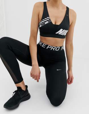 nike pro high waisted tights