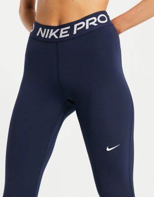 Nike Pro Training leggings in navy | ASOS