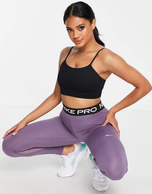 Nike Pro Training – Fioletowe legginsy