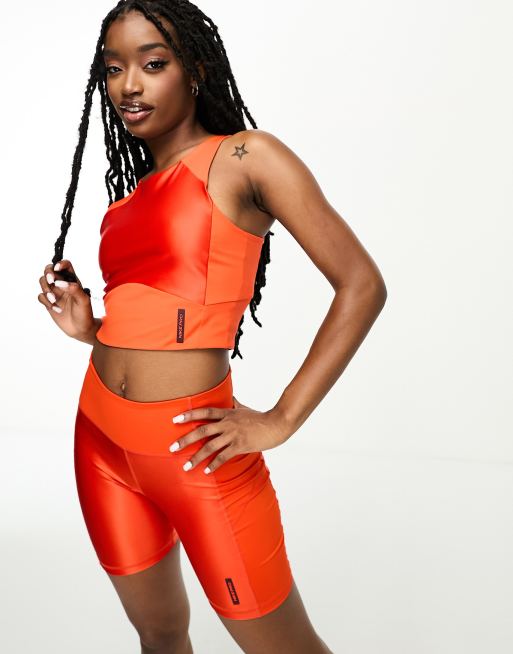Nike Pro training - Membership - Rød cropped tanktop