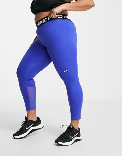 Nike Women's Pro 365 Cropped Leggings-Blue