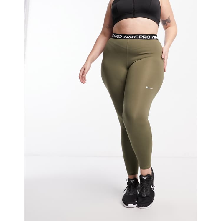 Leggings Nike Khaki size XS International in Polyester - 39581791