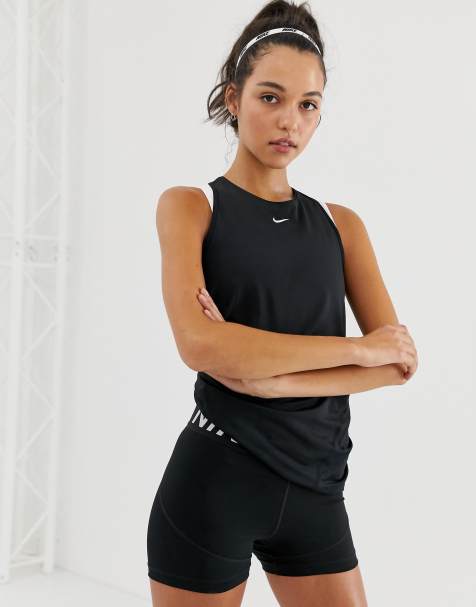 Nike – Pro Training – Schwarzes Tanktop