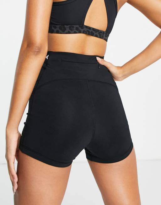 Nike Pro Training Seasonal Dri-FIT high rise 3 inch booty shorts