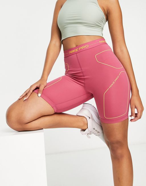 Work Out in Style With Nike's Pink Pro Indy Sports Bra and Shorts
