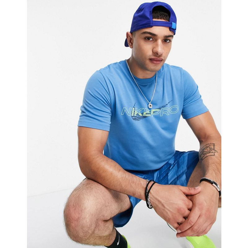 Activewear Uomo Nike - Pro Training - T-shirt blu