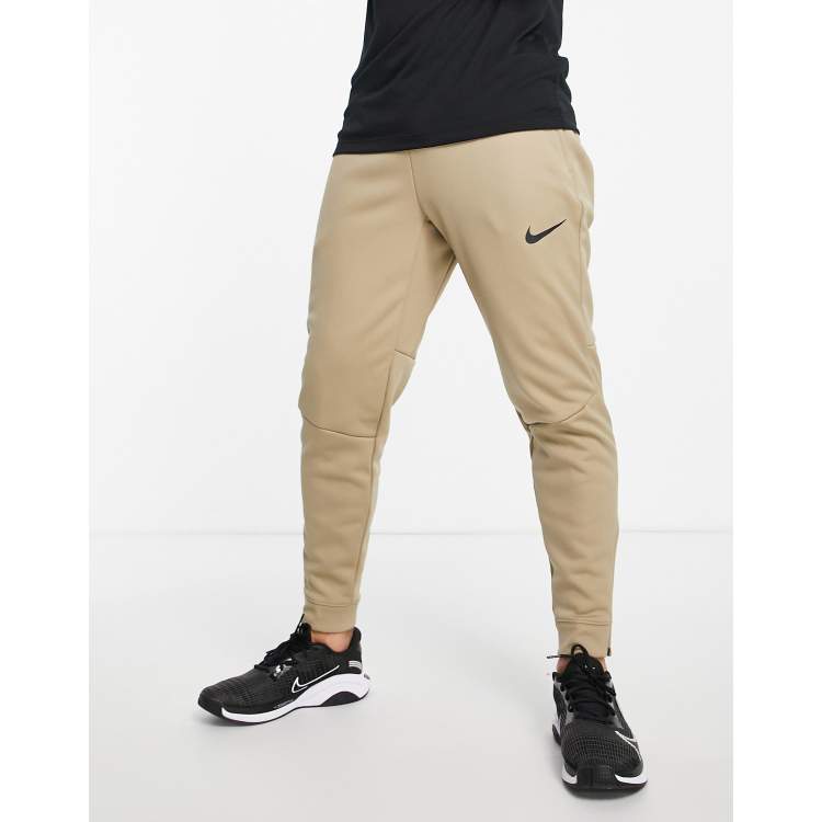 Nike pro best sale mens joggers