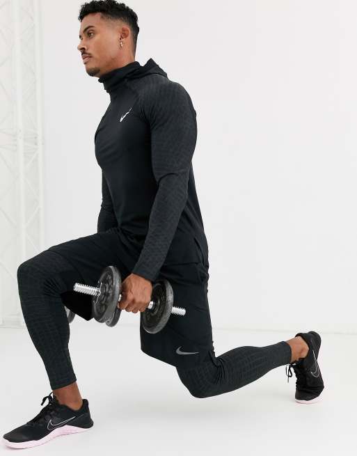 Nike Pro Training therma utility tights in black |