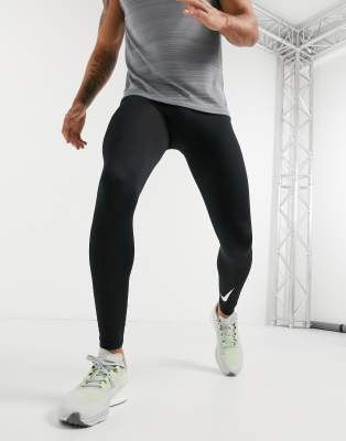 Nike Performance ELITE - Leggings - black/reflective silver/black