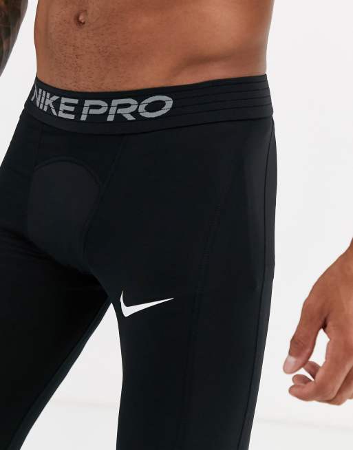 Nike Pro Training tights in black, 3 of 4