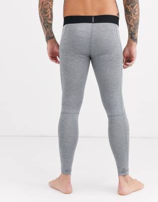 nike pro training tights grey