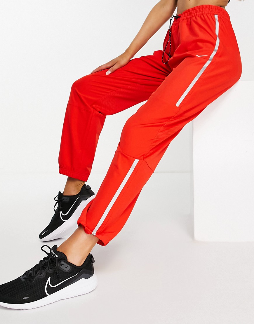 Nike Training - Nike pro training woven pants in red