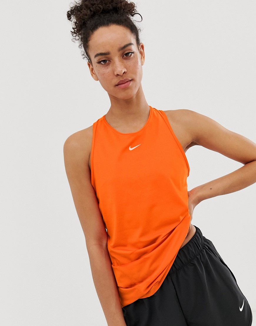 Nike - Pro - Trainingstanktop in oranje