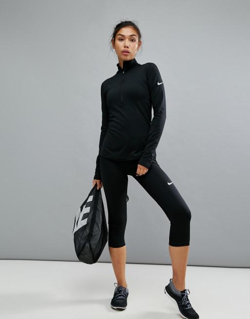 Nike pro cheap half zip top