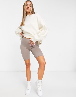 off the shoulder nike sweatshirt