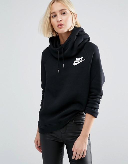 Nike | Nike Pullover Hoodie In Black With Small Futura Logo