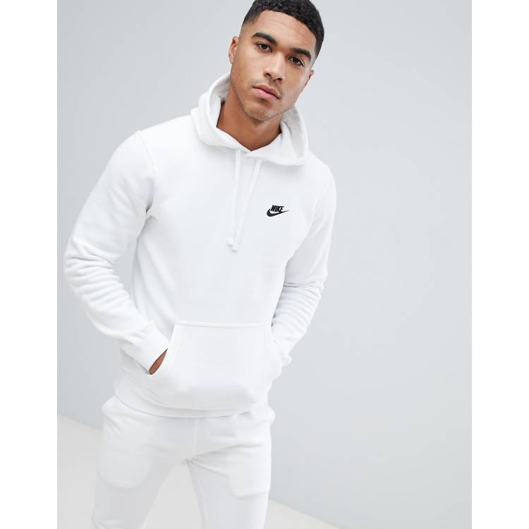 Nike white store sweaters