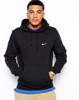 nike logo pullover hoodie