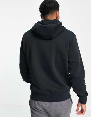 nike swoosh pullover hoodie black