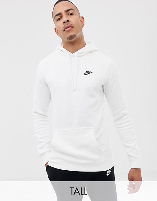 Nike | Nike Pullover Hoodie With Swoosh Logo In White 804346-100