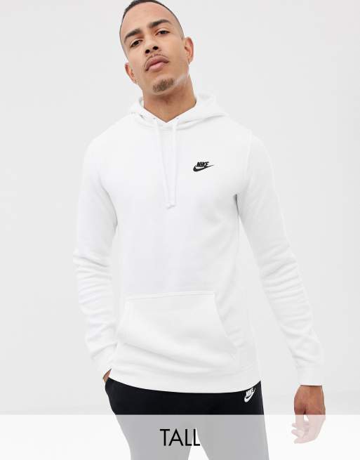 Nike Nike Pullover Hoodie With Swoosh Logo In White 804346100