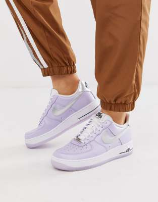 lavender air force 1 high top