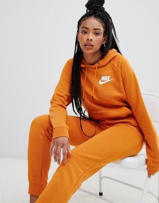 nike burnt orange hoodie