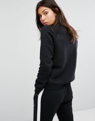 nike rally crew neck sweatshirt black