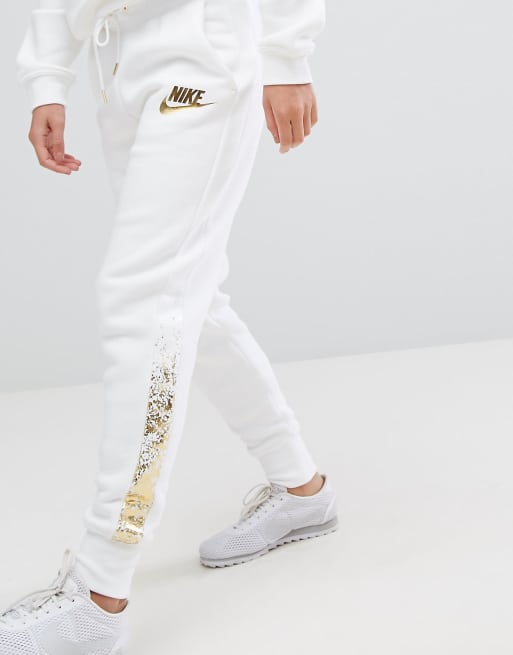 Nike women's sportswear metallic rally sale joggers