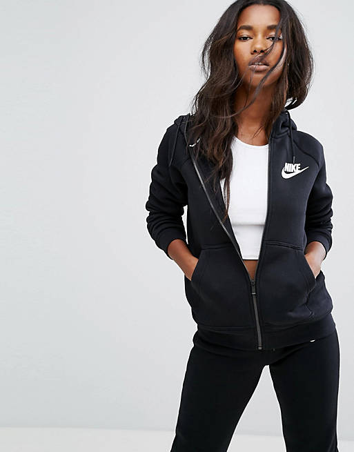 Nike rally zip through hoodie | ASOS