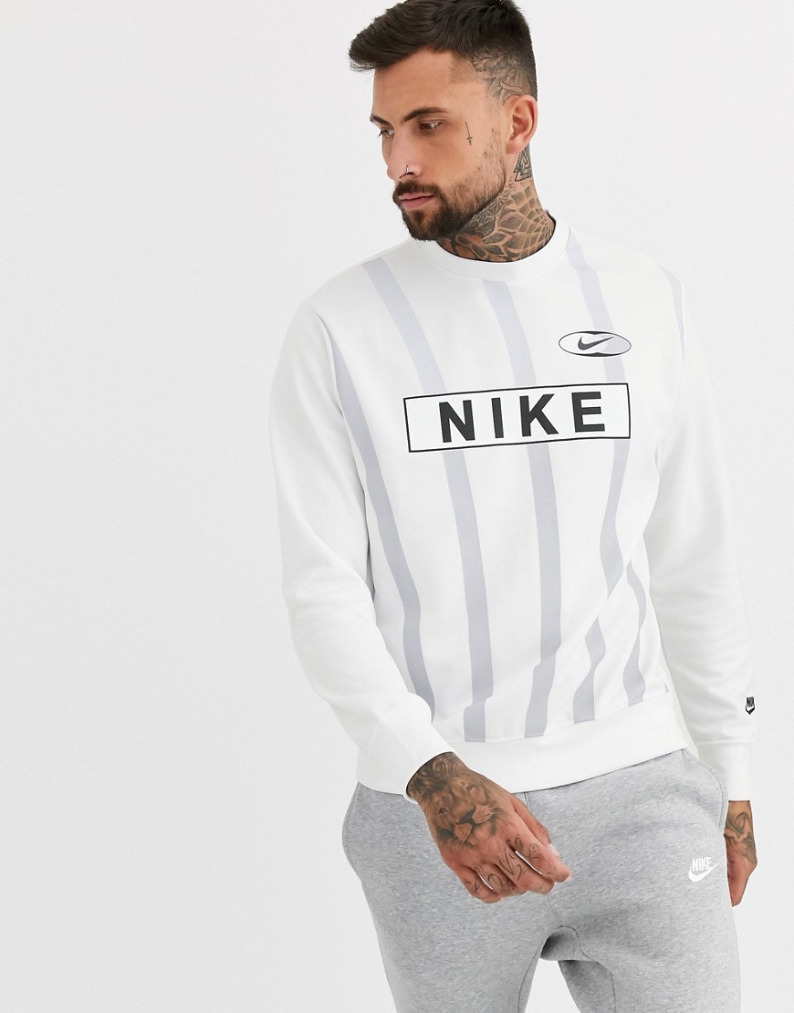Nike Re-Issue crew neck sweat in grey