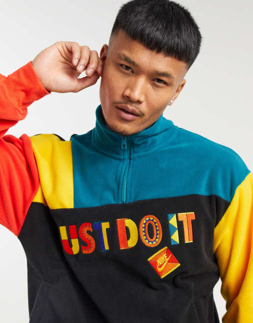 Nike discount colorblock sweatshirt