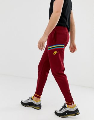 Nike Re-Issue Joggers In Red | ASOS