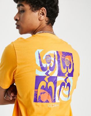Nike 'Reach' festival back print t-shirt in orange - ASOS Price Checker