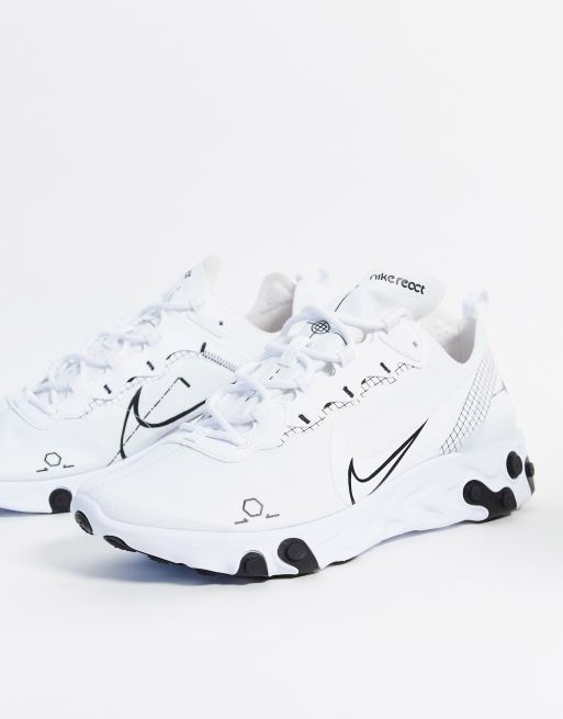 tyfon Venlighed linse Nike - React Element 55 - Baskets - Blanc | ASOS