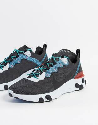nike react element 55 gris bleu