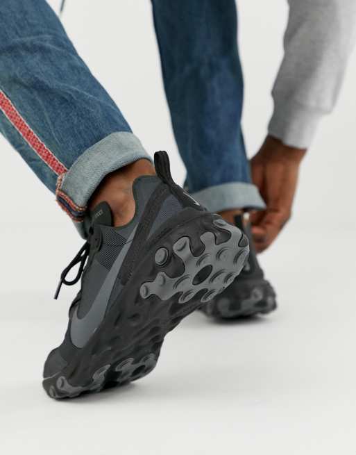 Nike React Element 55 Baskets Noir Asos