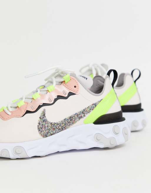 Nike react hot sale 55 rose