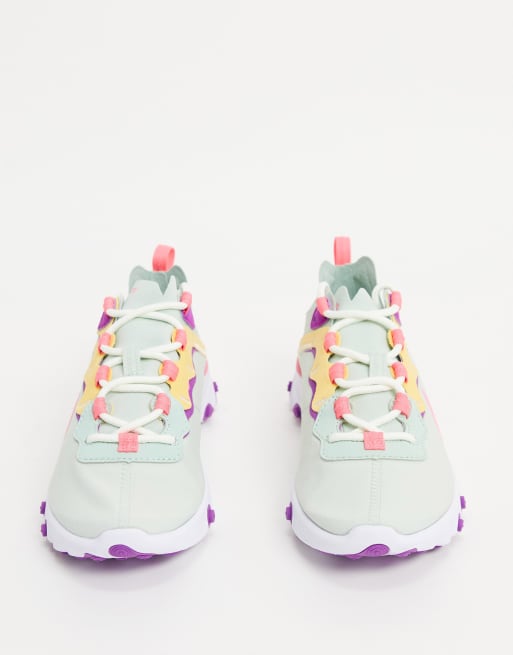 Nike react element 55 on sale lila