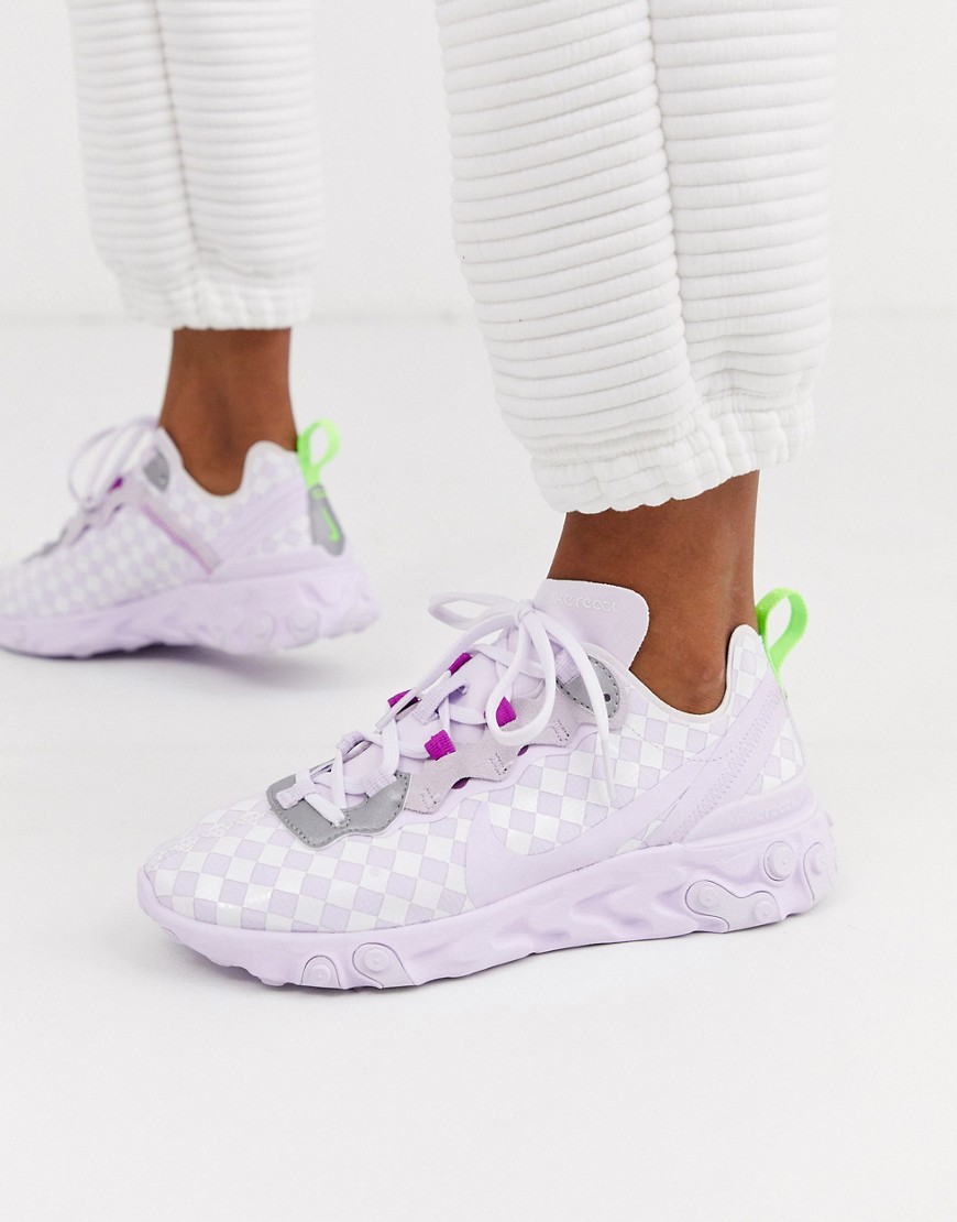 Nike – React Element 55 – Lilarutiga sneakers