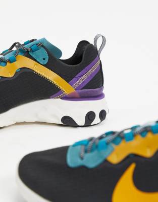 khaki react element 55 trainers