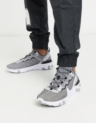 grey react element 55 sneakers