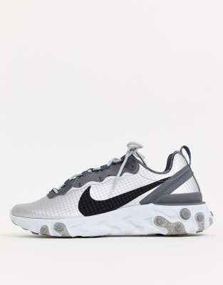 nike react element 90 uomo argento