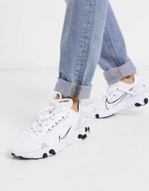 React element cheap 90 bianche uomo